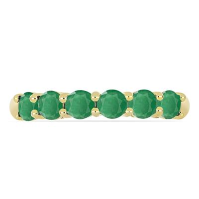 BUY 14K GOLD RING WITH EMERALD GEMSTONE